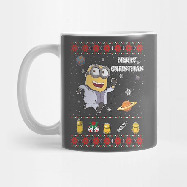 Minions Funny ugly christmas sweater by tabaojohnny